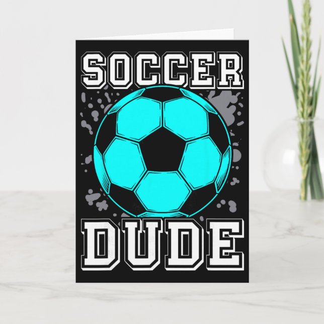 Perfekt fotbollstjej Merchandise  Kort (Framsida)