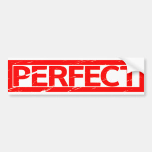 Perfekt Frimärke Bildekal
