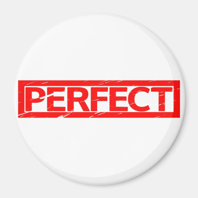 Perfekt Frimärke Magnet (Framsidan)