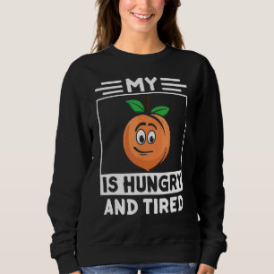 Perfekt frukt Skriv ut Apricot Peach Hungrig och t Shirt