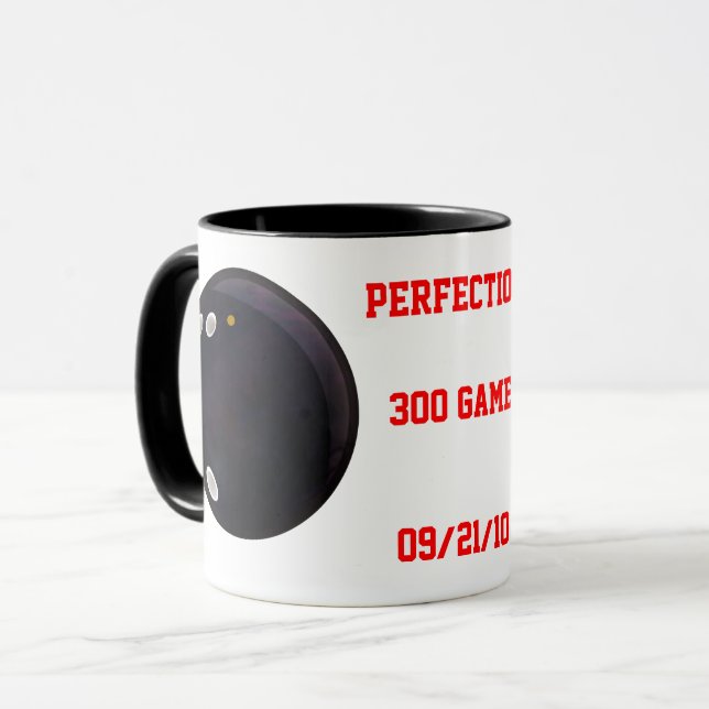 Perfekt Game Score Bowling 300 Game Mugg (Framsida vänster)