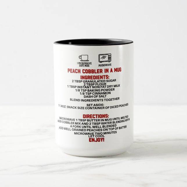 Perfekt-gåva/persikofärgning i A Mugg (Center)