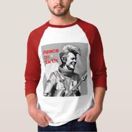 Perfekt ger fred på jorden NY Manar Raglan Shirt T Shirt