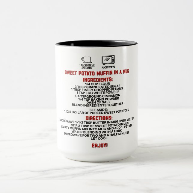 Perfekt Gift/Blueberry Sweet Potato Muffin Mugg (Center)