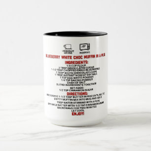 Perfekt Gift/Blueberry White Choco Muffin A Mugg