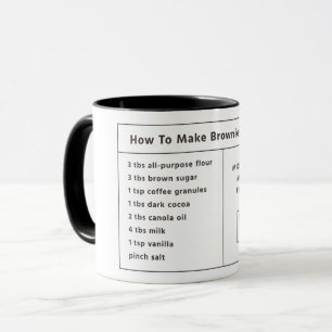 Perfekt Gift/ Brownie i Mugg recept