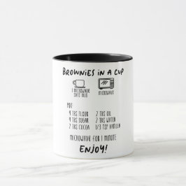 Perfekt Gift/ Brownies i ett Kopp-recept Mugg
