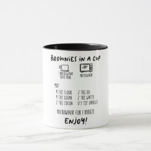 Perfekt Gift/ Brownies i ett Kopp-recept Mugg