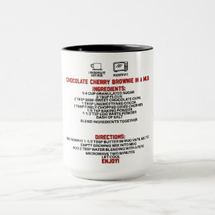 Perfekt Gift/Chocolate Cherry Brownie i A Mugg