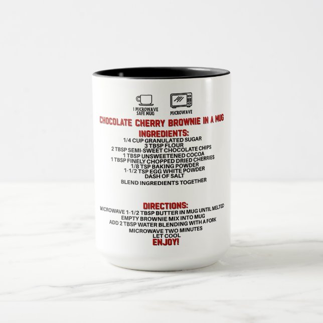 Perfekt Gift/Chocolate Cherry Brownie i A Mugg (Center)