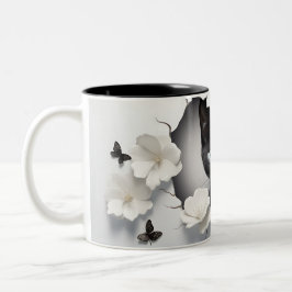 Perfekt Gift for Cat Lovers & Halloween Fläkt Två-Tonad Mugg