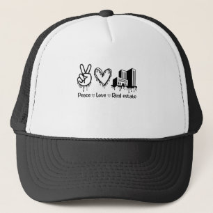 Perfekt Gift för Peace Kärlek Real Gods Agent Keps