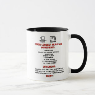 Perfekt Gift/ Peach Cobbler Mugg Cake Recipe