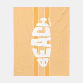 Perfekt, Girly Peachy Rosa Stripe Fleecefilt