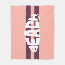 Perfekt, Girly Rosa & Lila Stripe Fleecefilt