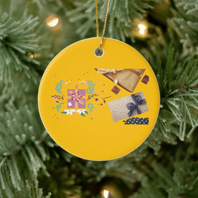 Perfekt Gisser för konstentusiaster till besökta f Julgransprydnad Keramik (Träd)