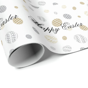 Perfekt Glad påsk, ägg Presentpapper