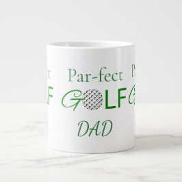 Perfekt golfpappa Roligt golf-födelsedagspresent t Jumbo Mugg