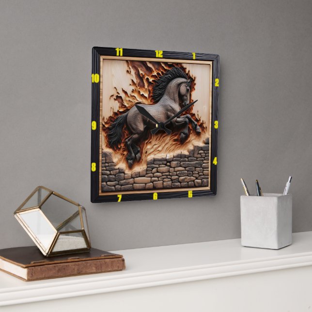 Perfekt, här är din titel och dina nyckelord. fyrkantig klocka (Kontor)