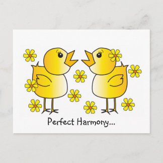 Perfekt Harmony-vykort Vykort