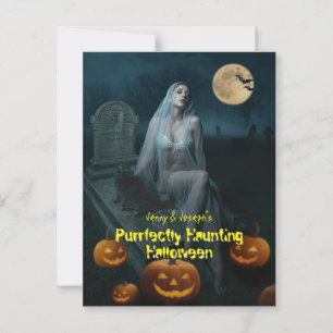 Perfekt Haunting Halloween Vykort