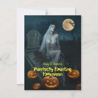 Perfekt Haunting Halloween Vykort