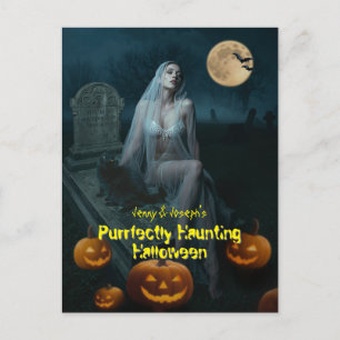 Perfekt Haunting Halloween Vykort