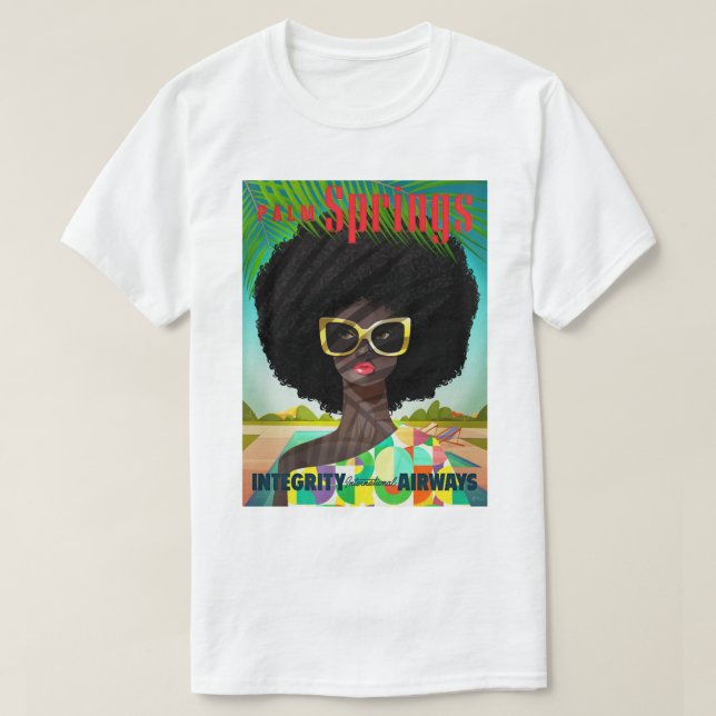 Perfekt i Palm Springs T Shirt (Design framsida)