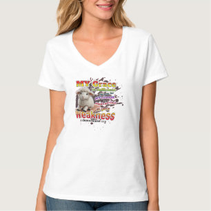 Perfekt i svaghet t shirt