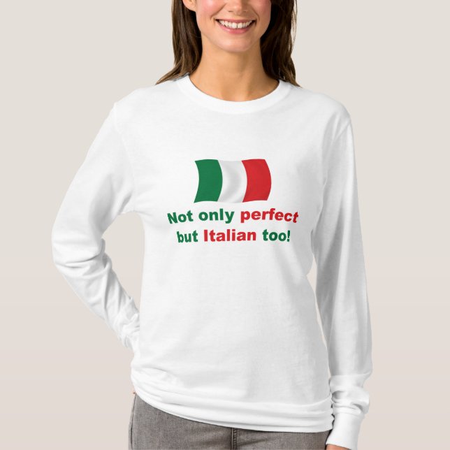 Perfekt italienare t-shirt (Framsida)