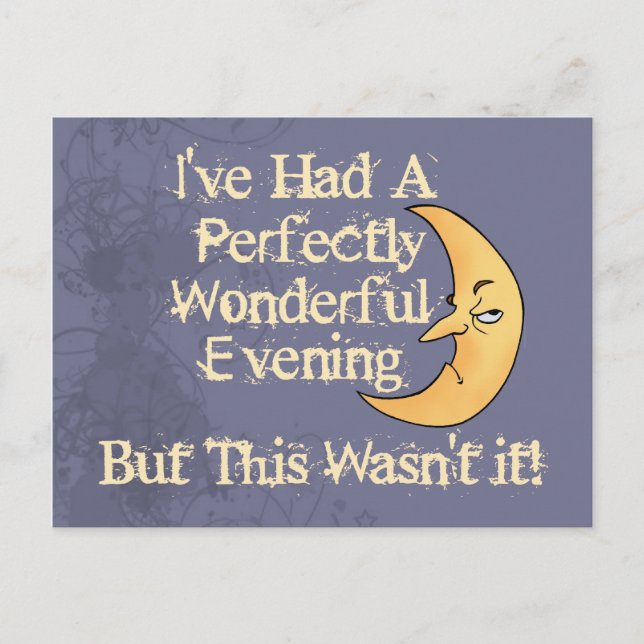 Perfekt kvällstid vykort (Framsida)