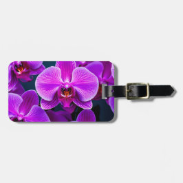 Perfekt Lila Orchid Luggage Tag Bagagebricka