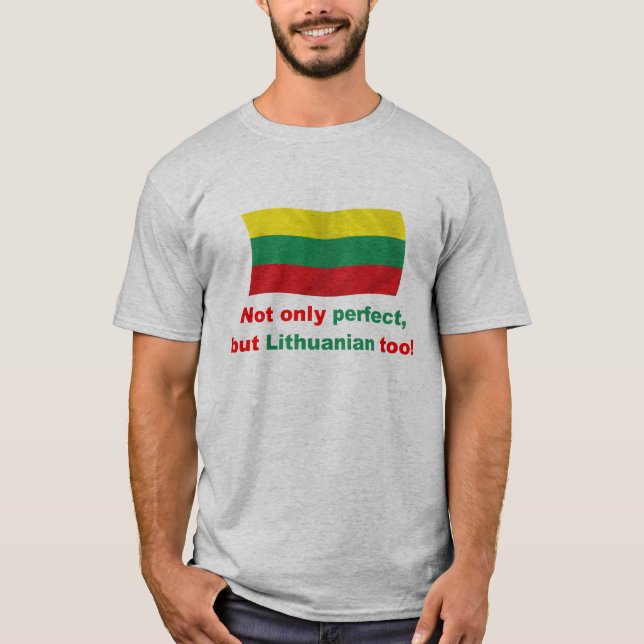 Perfekt litauiskt t-shirt (Framsida)