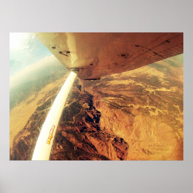 perfekt liten flygplan skydive poster (Framsidan)