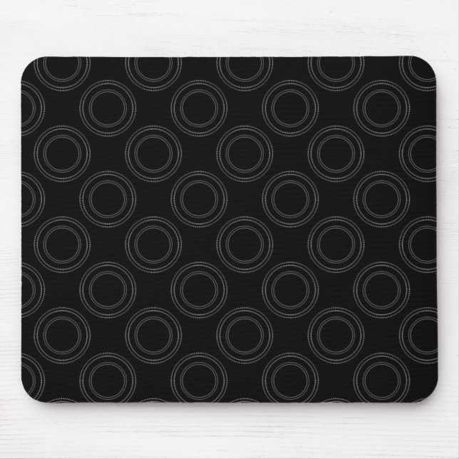 Perfekt Luxurious Mousepad, Black and White Musmatta (Framsidan)