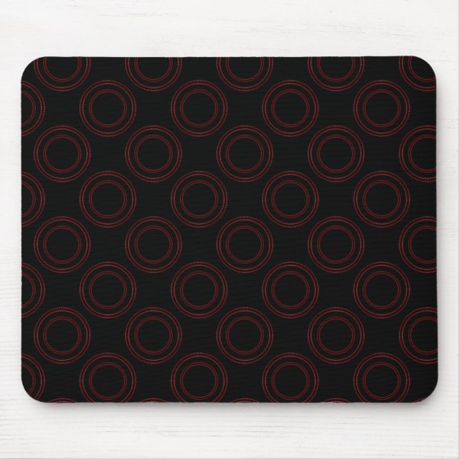 Perfekt Luxurious Mousepad, Mörk Red Musmatta (Framsidan)