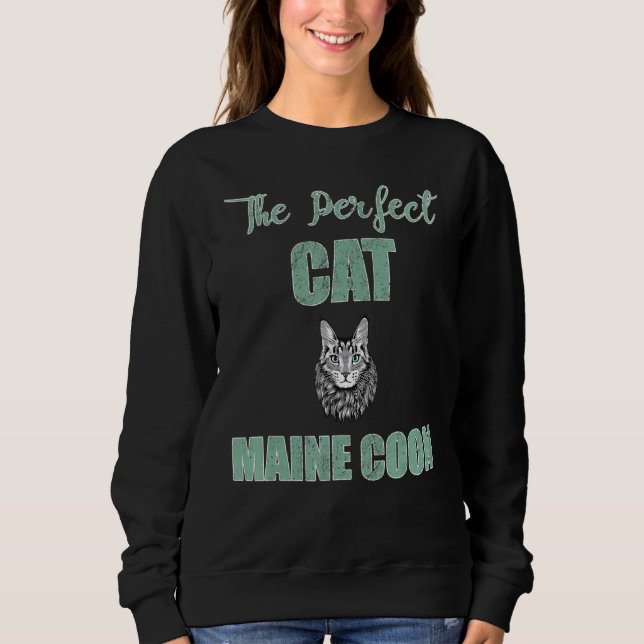 Perfekt Maine Coon Cat T Shirt (Framsida)