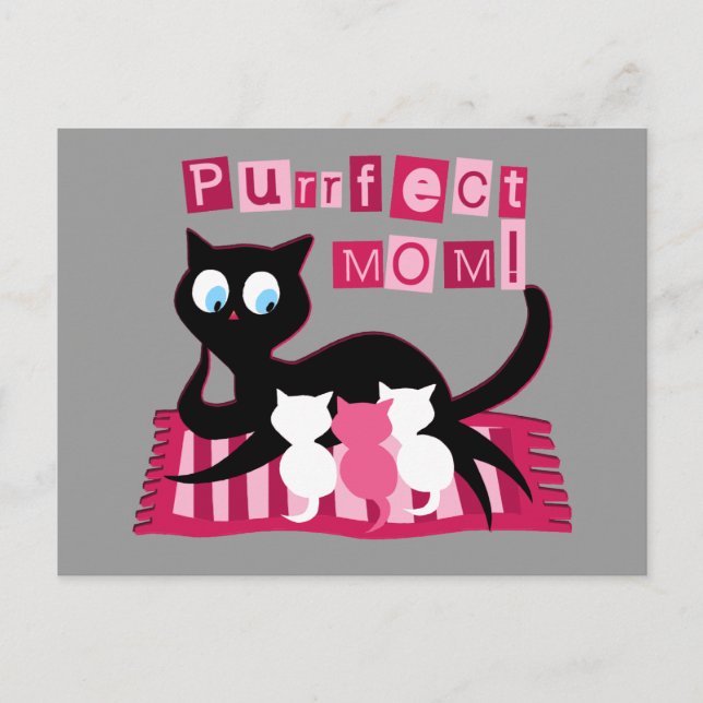 Perfekt Mamma Vykort (Framsida)