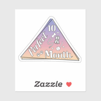 Perfekt Månadsetikett - oktober Klistermärken