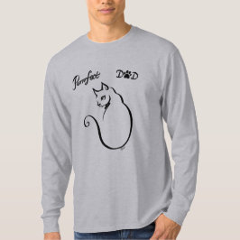 Perfekt manar för pappakattkonst skjorta för tee shirt