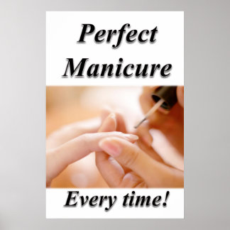 Perfekt Manicuant Poster Nail Salon