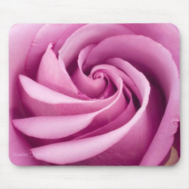 Perfekt mappad Rosa ros Mousepad Musmatta (Framsidan)