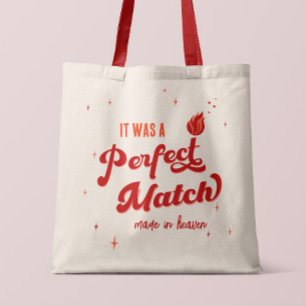 Perfekt Match Bachelorette Party Tygkasse