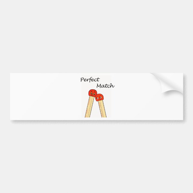 Perfekt match bildekal (Framsidan)