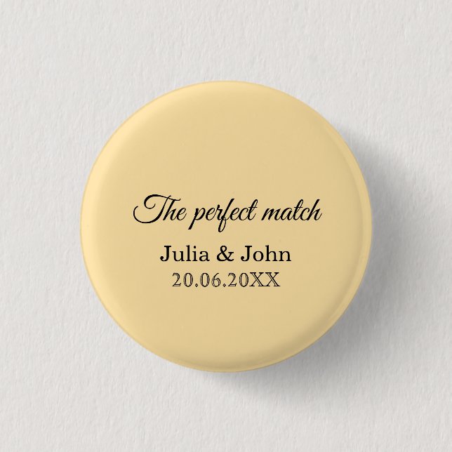 Perfekt Match Bröllopslåda – Premium Edition Knapp (Framsida)
