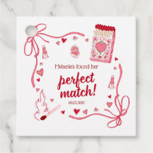 Perfekt Match Coquette Bröllopsfest Personlig