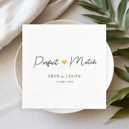 Perfekt Match! Elegant, förenklad Pappersservett