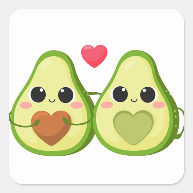 Perfekt Match  Fyrkantigt Klistermärke (Framsida)