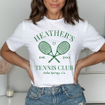 Perfekt Match Last Swing Tennis Klubb Bachelorette T Shirt<br><div class="desc">Cute Tennis temed bach party! En del av en hel samling!</div>