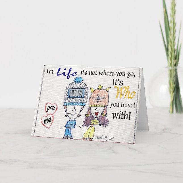 Perfekt matchpar helgkort (Framsida)